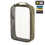 Органайзер утилитарный прозрачный M-Tac Elite Large (30х19 см) Олива (Темная)