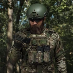 Одинарный эластичный подсумок под магазины АК/АR открытого типа. Крепление MOLLE. Мультикам 6 Одинарный эластичный подсумок под магазины АК/АR открытого типа. Крепление MOLLE. Мультикам 6