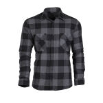 Сорочка фланелева Sturm Mil-Tec® "Flannel Shirt Light" Black/Titan Gray 2 Сорочка фланелева Sturm Mil-Tec® "Flannel Shirt Light" Black/Titan Gray 2