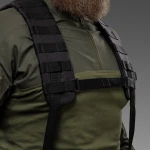 Плечова система для тактичного пояса з евакуаційною ручкою. Cordura 1000. Чорний 7 Плечова система для тактичного пояса з евакуаційною ручкою. Cordura 1000. Чорний 7