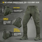Штаны M-Tac Conquistador Gen I Flex. Army Olive 7 Штаны M-Tac Conquistador Gen I Flex. Army Olive 7