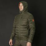 Легкий Пуховик Storm Hood G-Loft 150 Олива/Помаранчовий 2 Легкий Пуховик Storm Hood G-Loft 150 Олива/Помаранчовий 2