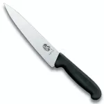 Ніж Victorinox для оброблення Fibrox, 19 см, клинок 19 мм, сталь X50CrMoV15, Чорний
