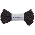 Шнурки LOWA Trekking 180 cm, чорний/сірий у крапку