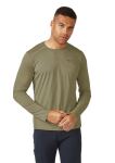 Футболка з довгим рукавом чоловіча Rab Force LS Tee, Light Khaki 2 Футболка з довгим рукавом чоловіча Rab Force LS Tee, Light Khaki 2