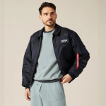 Куртка Alpha Industries CWU 45/P Bomber Jacket. Синій