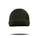 Шапка в’язана Docker Hat. Cotton and wool. Olive 2