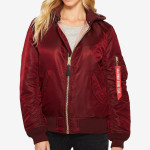 Куртка Alpha Industries MA-1 Natus Bomber Jacket W. Бордо