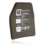 Керамічна бронеплита SPECPROM S-Line 5-го класу. Вага 2.49 кг. Розмір 25 на 30 см. Олива. 4