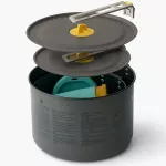 Набір посуду Sea to Summit Frontier UL Two Pot Cook Set – Темно-сірий 2 Набір посуду Sea to Summit Frontier UL Two Pot Cook Set – Темно-сірий 2