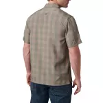 Сорочка тактична "5.11 Tactical® Nate Short Sleeve Shirt" Tank Green Plaid 4