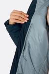 Женская теплая мембранная куртка Rab Xenon Shield Jacket Wmns, Tempest Blue 6 Женская теплая мембранная куртка Rab Xenon Shield Jacket Wmns, Tempest Blue 6