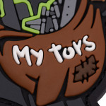 Патч (шеврон) «My toys» от Brand Element. Мягкий ПВХ пластик 3