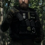 Одинарный закрытый подсумок с клапаном под магазин АК/АR. Черный. 2 Одинарный закрытый подсумок с клапаном под магазин АК/АR. Черный. 2