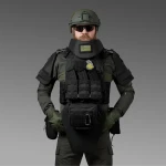 Плечевая защита с баллистическими пакетами 1-го класса. STANAG 2920. Черный 3 Плечевая защита с баллистическими пакетами 1-го класса. STANAG 2920. Черный 3