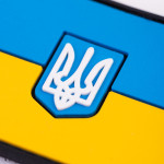 Патч (шеврон) «Прапор» від Brand Element. М’який ПВХ пластик. Жовто-блакитний 2