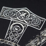 Футболка с рисунком "Valhalla Logo" Combat Black 4