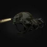 Тактический фонарик LT-09-T на шлем с 4-мя светодиодами. Олива 3