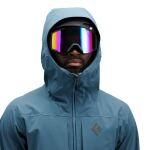 Мембранная мужская куртка Black Diamond M Factor Shell, Midnight Blue 5 Мембранная мужская куртка Black Diamond M Factor Shell, Midnight Blue 5