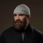 Шапка-бини R3ICH Valhalla ticket. One size. Серый