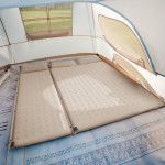 Килимок самонадувний із подушкою одномісний Naturehike, 60 мм. Олива 2