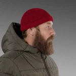 Шапка вязаная Docker Hat. Cotton and wool. Красный 3 Шапка вязаная Docker Hat. Cotton and wool. Красный 3