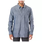 Сорочка тактична "5.11 Rambler Long Sleeve Shirt" Stone Wash Indigo