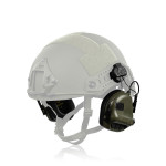 Активні навушники Earmor M31H (Helmet version) з кріпленням ARC rail. Олива