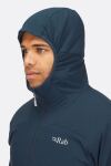 Мужская легкая утепленная куртка Rab Xenair Alpine Light Jacket, Black (Black) 10