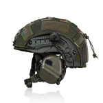 Комплект: шлем Fast IIIA НВМПЕ+активные наушники M31H+кавер. Олива-пиксель 2