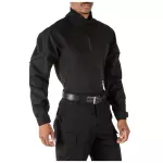 Сорочка тактична під бронежилет "5.11 Tactical Rapid Assault Shirt" Black 2