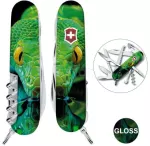Ніж Victorinox Swiss Army Huntsman Zodiac Зелена дерев'яна змія 3 Ніж Victorinox Swiss Army Huntsman Zodiac Зелена дерев'яна змія 3