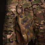 Рукавиці тактичні Bezet Protective Gloves. Посилені ПВХ вставки. Мультикам 8