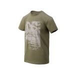 Футболка T-shirt Helikon-Tex Adventure is out there, Олива
