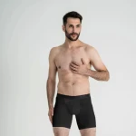 Мужские трусы анатомические с сеткой Men's Set Anatomic Long 2.0 Light Black Series. Черный 4