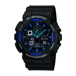Часы Casio G-Shock GA-100. Черно-синий
