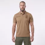 Koszulka polo taktyczna Ukrarmor Polo Reflex. Bawełna. Kolor Koyot