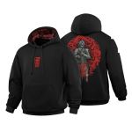 Кофта M-Tac Hoodie Один в полі воїн Oversize Hard, Чорний