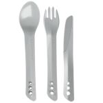 Вилка, ложка, чем Lifeventure Ellipse Cutlery, Light Grey