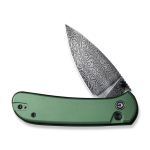 Ніж складаний Civivi Qubit Damascus Aluminum темно, темно-зелений 3 Ніж складаний Civivi Qubit Damascus Aluminum темно, темно-зелений 3