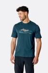 Мужская футболка Force Graphic Tee, Tempest Blue 3 Мужская футболка Force Graphic Tee, Tempest Blue 3