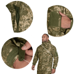 Куртка тактична Stalker SoftShell, Camotec. Піксель (мм-14) 5