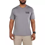 Футболка з малюнком "5.11 Tactical Locked and Locoed" Grey Heather