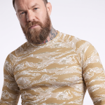 Рашгард тактический Raptor Rashguard Tigerstripe Desert. Slim fit, полиэстер 2