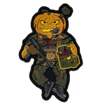Патч (шеврон) «Малюк народжений для війни Halloween edition» від Sanchi. М’який ПВХ пластик Патч (шеврон) «Малюк народжений для війни Halloween edition» від Sanchi. М’який ПВХ пластик