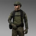 Плечова система для тактичного пояса з евакуаційною ручкою. Cordura 1000. Чорний 3 Плечова система для тактичного пояса з евакуаційною ручкою. Cordura 1000. Чорний 3