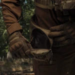 Тактичні рукавички Glotac, шкіряні. Посилені вставки на кісточках. Колір Койот 6 Тактичні рукавички Glotac, шкіряні. Посилені вставки на кісточках. Колір Койот 6