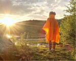 Пончо AceCamp Vinyl Rain Poncho, Червоний 3