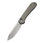 Ніж складаний Civivi Elementum Pocket Сірий Micarta C2103C
