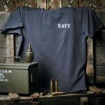 Футболка з малюнком "NAVY Logo" Graphite 5 Футболка з малюнком "NAVY Logo" Graphite 5